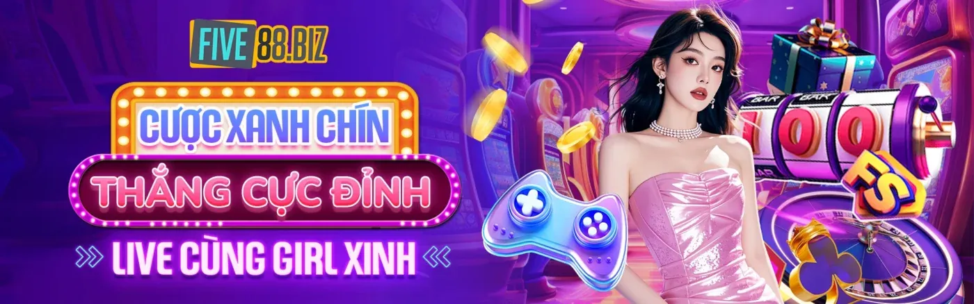Hình ảnh nền các trò chơi slot nổ hũ với biểu tượng tiền vàng và may mắn tại qh8888
